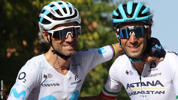 Valverde and Nibali