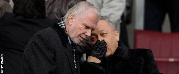 David Gold (left) and David Sullivan