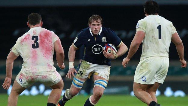 Jonny Gray v England