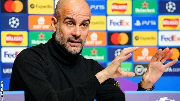 Manchester City boss Pep Guardiola