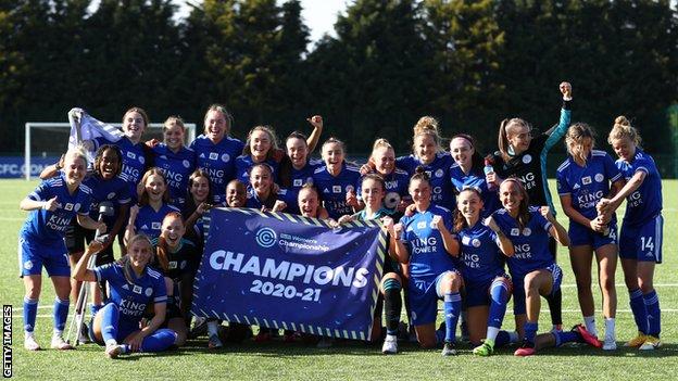 Leicester City Promoted To Women S Super League After Winning Championship Bbc Sport