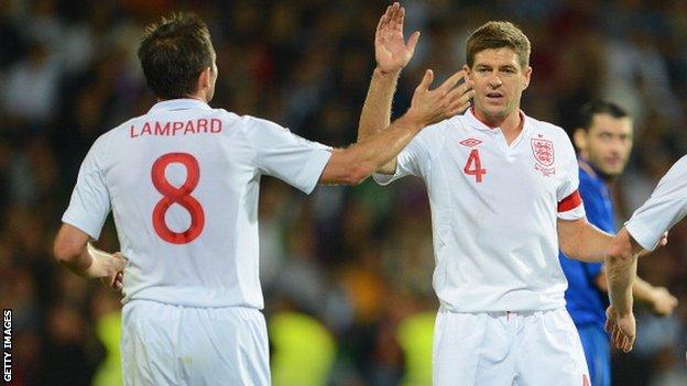 Frank Lampard and Steven Gerrard