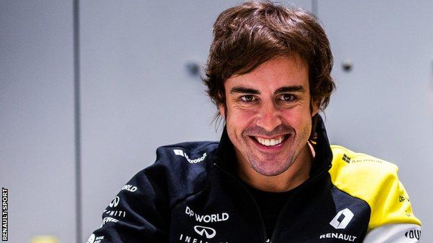 Fernando Alonso: Formula 1 return down to love of the sport - BBC Sport