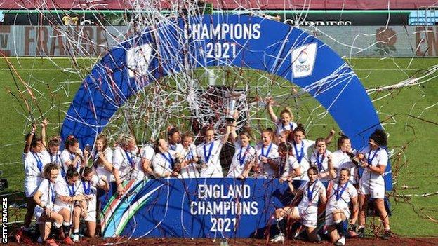 England won the 2021 Six Nations in April
