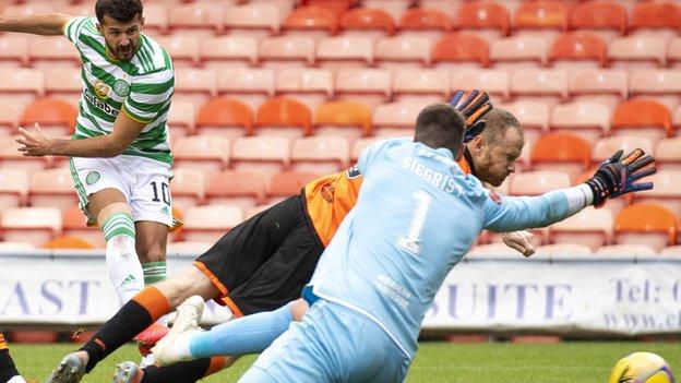 Defeat was cruel on the Dundee United goalkeeper, whose heroics looked to have secured a point for his side