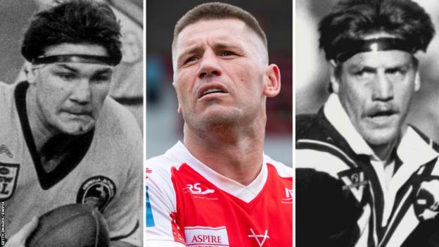 Gavin Miller, Shaun Kenny-Dowall and Gary Prohm in a three-ways split image