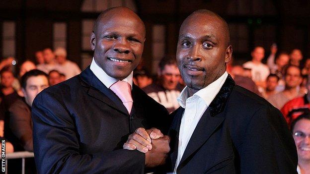 Chris Eubank Sr and Nigel Benn