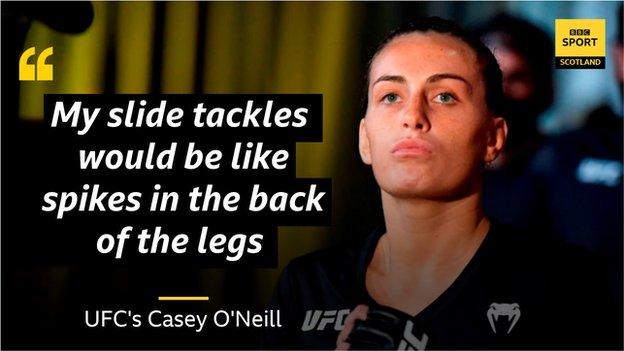 Casey O Neill Ufc Perfect Fit For Scot Who Was Kicked Off Every Football Team Bbc Sport