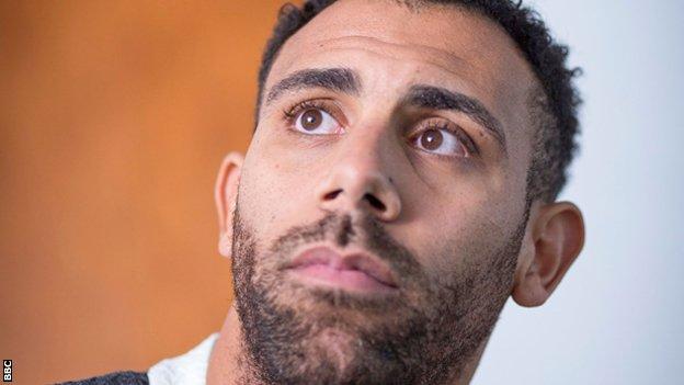 Anton Ferdinand looks into the distance