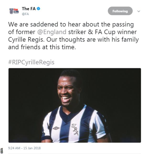 The FA tweet