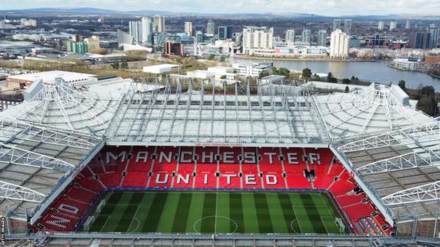 General view of Old Trafford