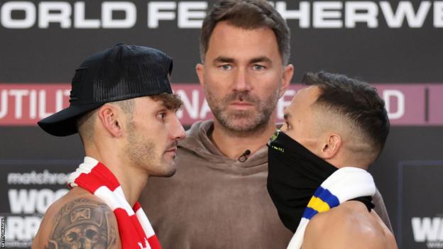 Leigh Wood faces off with Josh Warrington