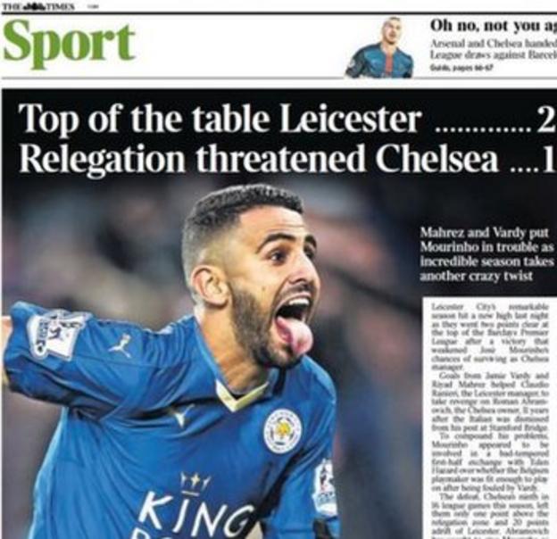 Times back page