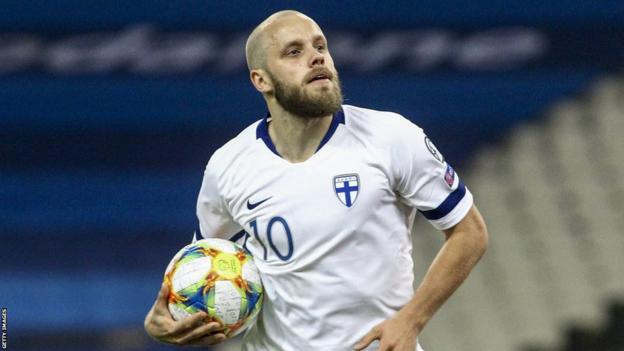 Finland striker Teemu Pukki