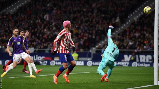 Atlético de madrid contra valladolid