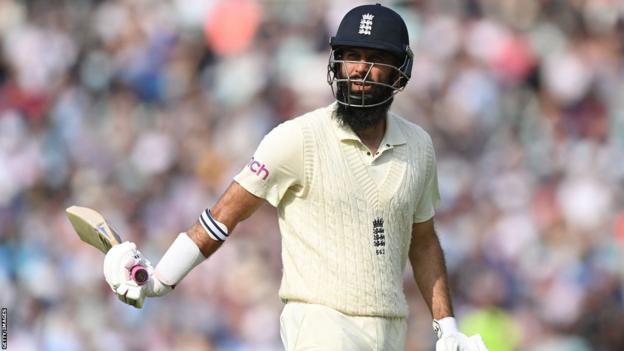 England's Moeen Ali walks disconnected  aft  being dismissed against India