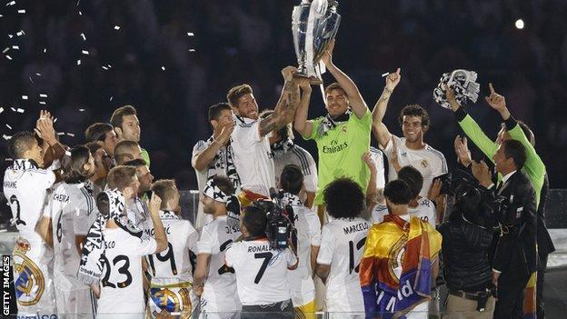 Real Madrid lifted the Champions League trophy when the two sides previously met in 2014