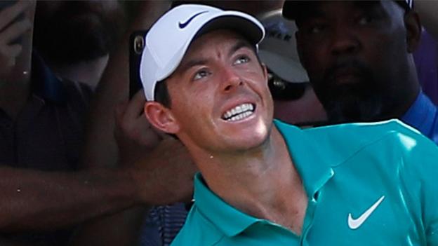 Rory McIlroy: Northern Irishman endures dismal day at East Lake as Woods triumphs - BBC Sport