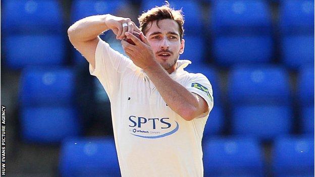 Spinner Andrew Salter took 25 County Championship wickets at an average of 46.00 for Glamorgan last season