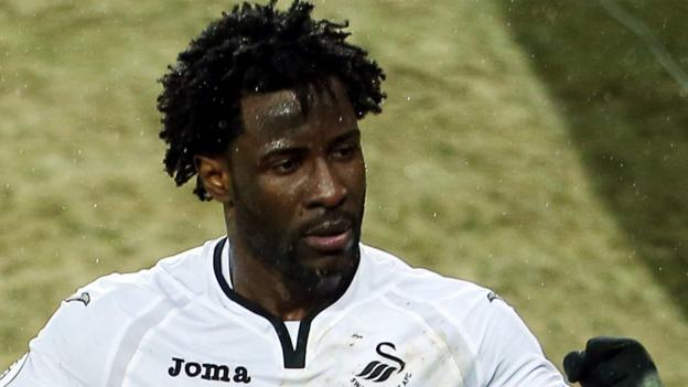 Wilfried Bony: Swansea City striker moves closer to return from injury - BBC Sport