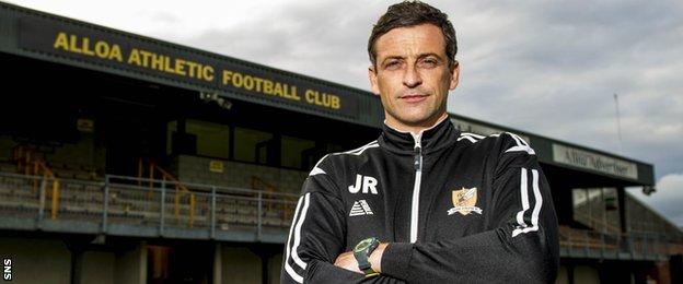 Jack Ross has impressed this season as manager of Alloa Athletic