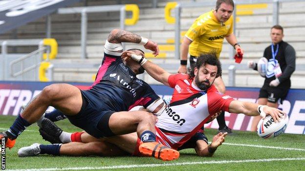 Hull played at Salford Red Devils over the weekend