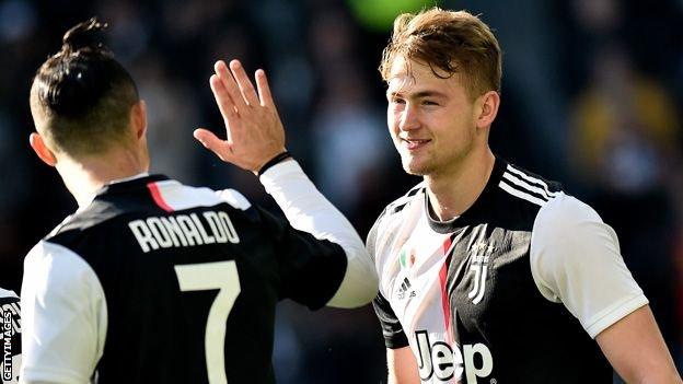 Matthijs de Ligt talks about at the 'candy - BBC