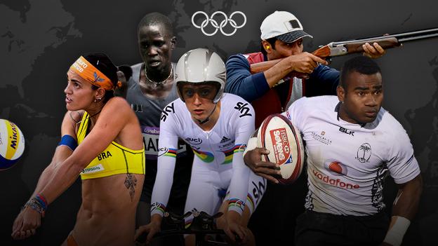 Rio Olympic hopefuls Fernanda, Guol Mading Maker, Laura Trott, Nasser Al-Attiyah and Jerry Tuwai