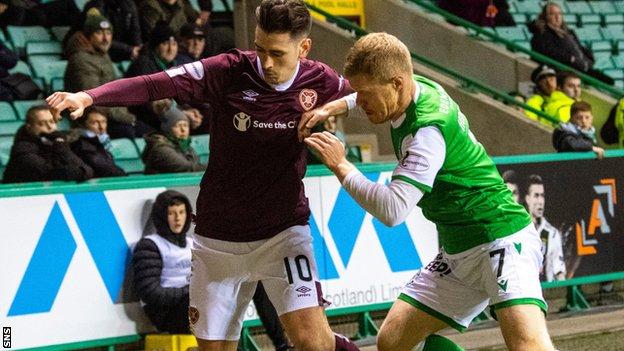 The Hearts v Hibernian Scottish Cup semi-final from last season is to be played this term