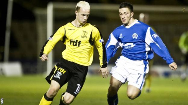 Leigh Griffiths playing for Livingston