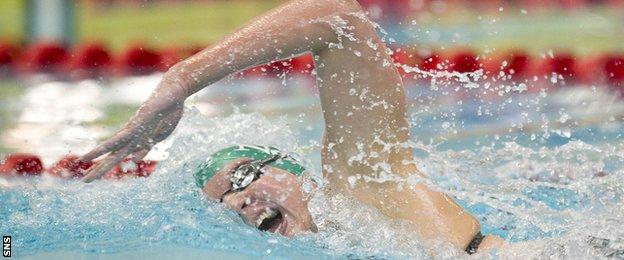 Rebecca Adlington swimming