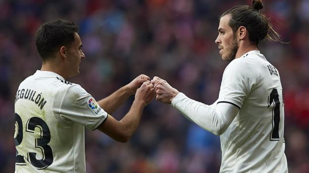 Atletico Madrid 1-3 Real Madrid: Gareth Bale scores 100th Real goal in derby win - BBC Sport