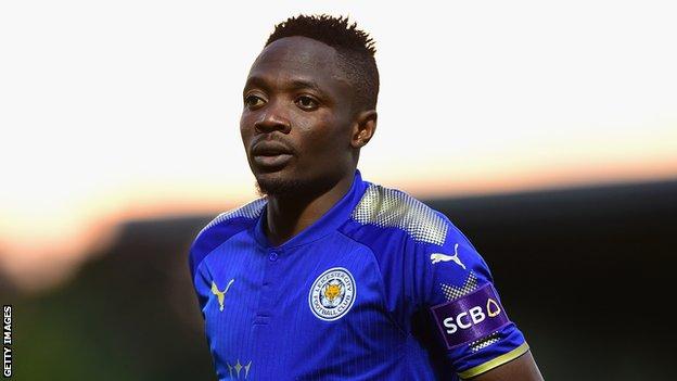 Nigeria and Leicester City's Ahmed Musa