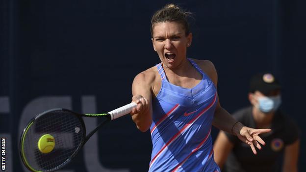 Prague Open Simona Halep Beats Elise Mertens In Final Bbc Sport