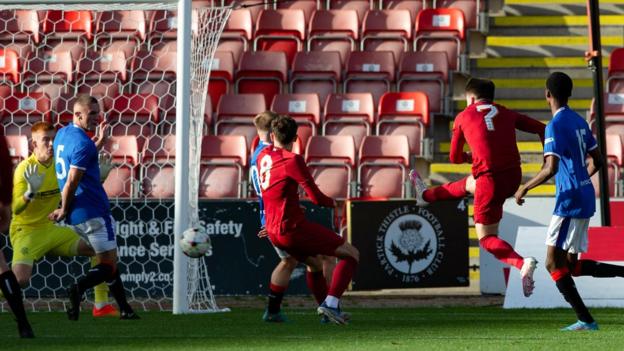 Ben Doak produced a stunning winner as 10-man Liverpool overcame Rangers 4-3 at Firhill in the Uefa Yough League