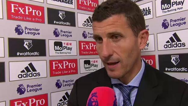 Watford 1-2 Man Utd: Javi Gracia 'proud' of Watford's second-half display - BBC Sport