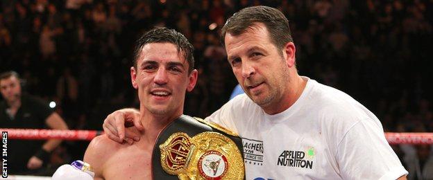 Anthony Crolla and Joe Gallagher