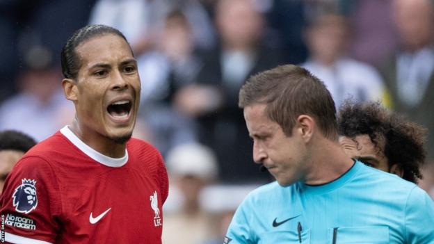 Virgil Van Dijk: Liverpool Captain Gets An Extra One-Match Ban For Red-Card  Reaction At Newcastle - Bbc Sport