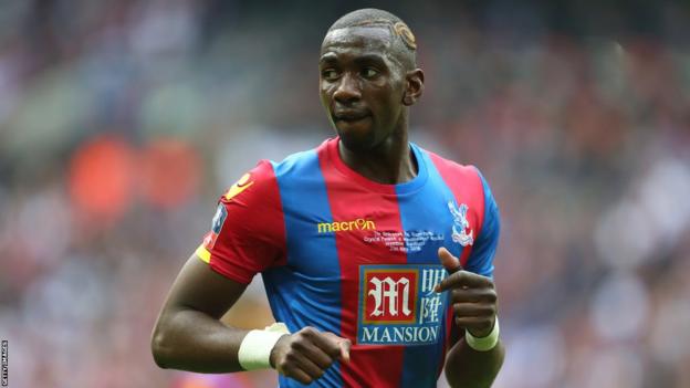 Yannick Bolasie in action for Crystal Palace