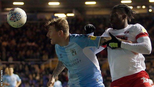 Coventry and Rotherham currently occupy the automatic promotion places in League One