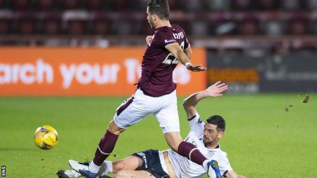 Le milieu de terrain Graham Dorrans a disputé 25 matchs dans le championnat pour Dundee