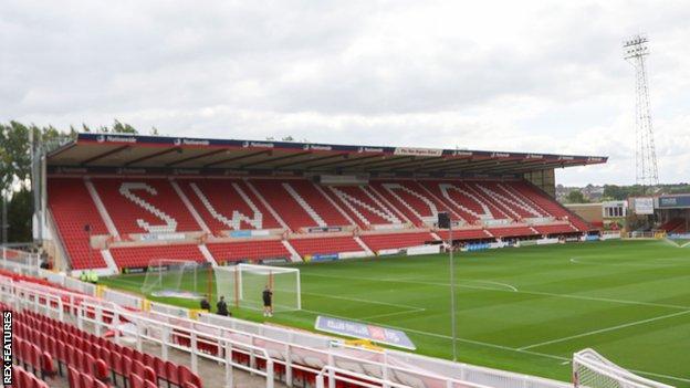 Swindon Town's County Ground stadium