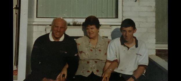 Ian Johnson with Ronnie and Joyce Moran