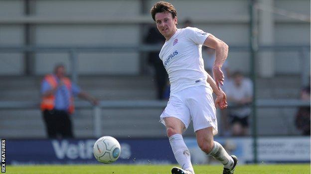 New signing Jake Lawlor made his Wrexham debut against FC Halifax Town
