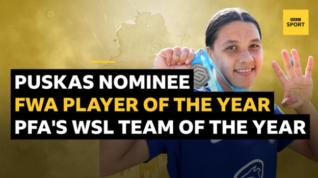 BBC Women's Footballer of the Year 2023 contender Sam Kerr - BBC Sport