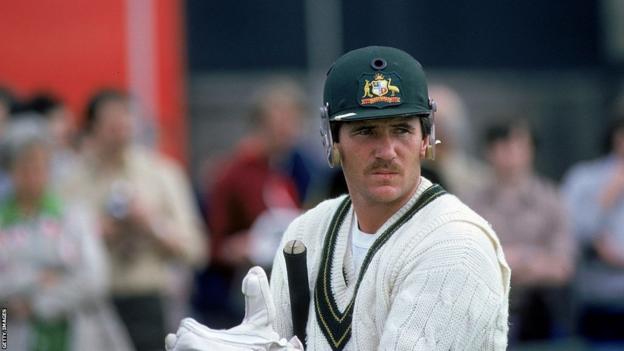 Allan border at the 1989 Ashes series