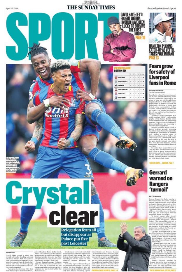 Sunday's newspapers - BBC Sport