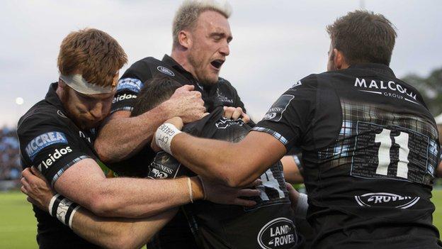 Pro14 semi-final: Glasgow Warriors 50-20 Ulster