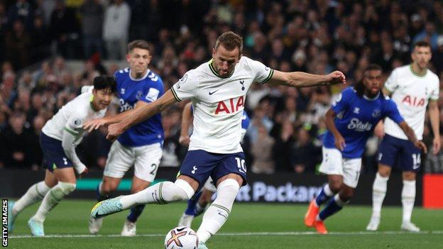 Tottenham Hotspur, Everton, Harry Kane, penalty