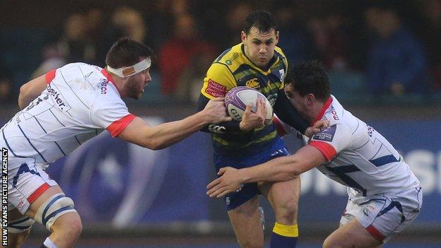 Tomos Williams in action for the Blues against Sale Sharks